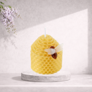 ENCANLIGHT Hand Rolled Honeycomb Beeswax Candles