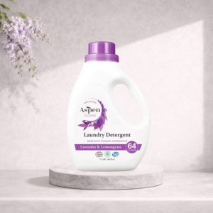 AspenClean HE Liquid Laundry Detergent, Lavender and Lemongrass