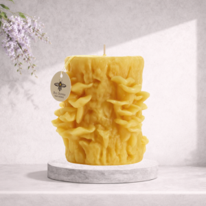Big Dipper Wax Works Beeswax Oyster Mushroom Candle