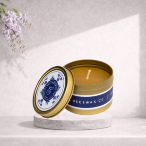 The Beeswax Co. Santorini Travel Candle Tin