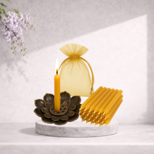 Kline Honey Bee Farm Meditation Beeswax Candle Set