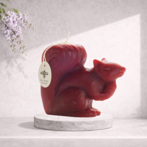Big Dipper Wax Works Beeswax Squirrel Candle