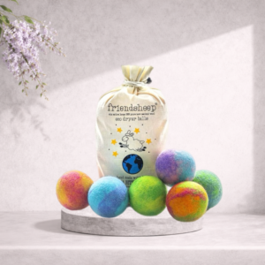 Friendsheep Wool Dryer Balls, Organic Reusable Fabric Softener Alternative