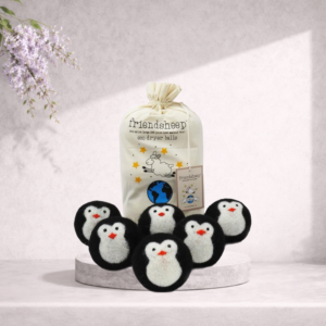 Friendsheep Wool Dryer Balls, Penguin Set
