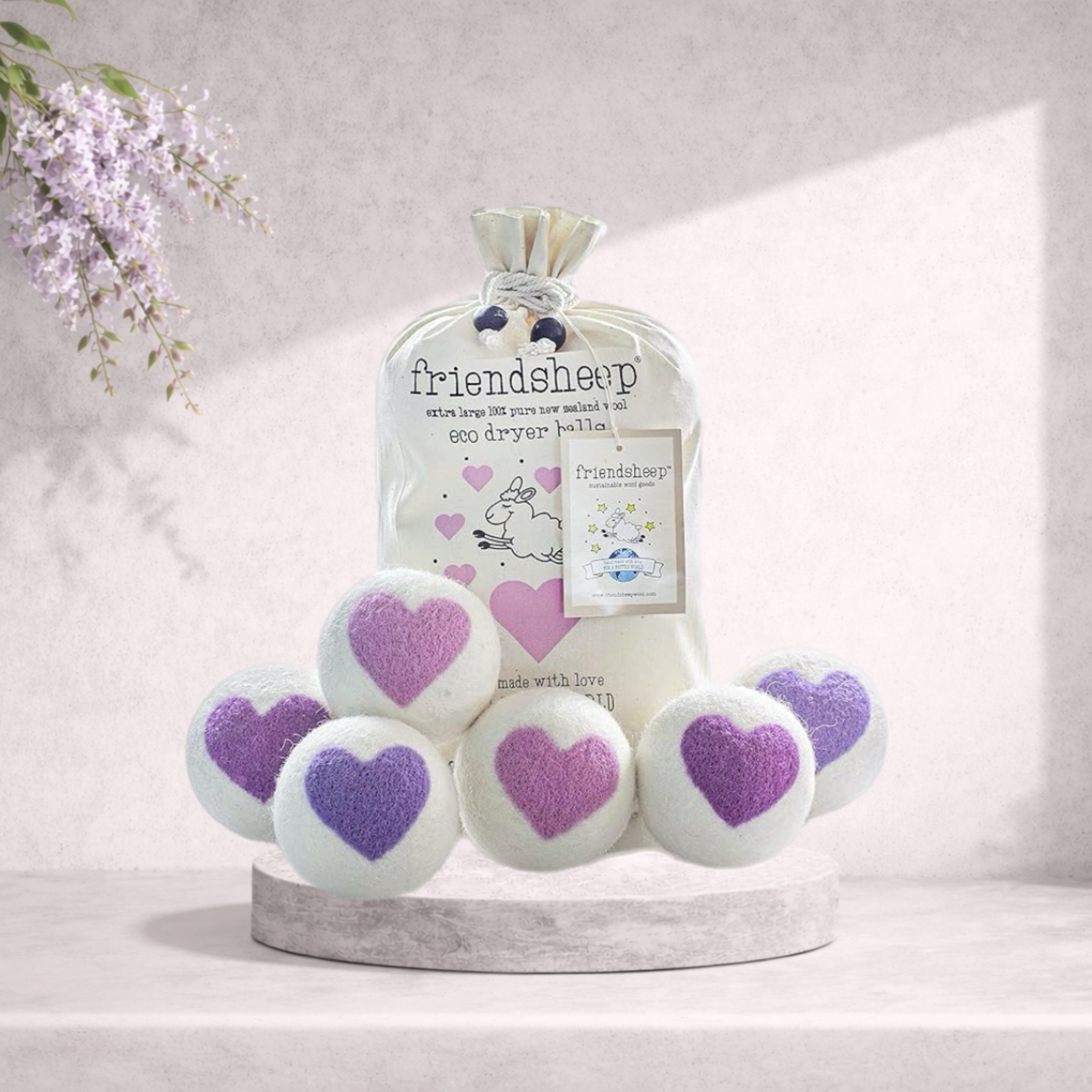 Friendsheep Wool Dryer Balls, Lovely Day