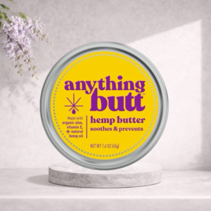 Anything Butt All Natural Hemorrhoid Cream Herbal Balm
