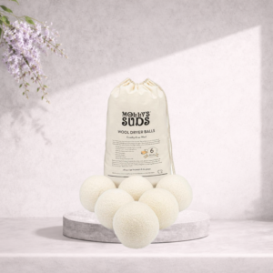 Molly's Suds Wool Dryer Balls XL, Premium Organic Fabric Softener