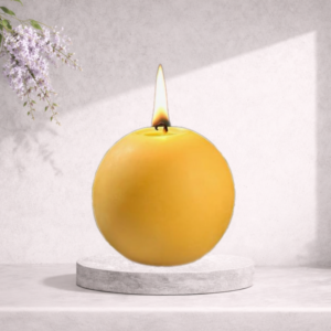 MAKALONE Beeswax Round Ball Candles